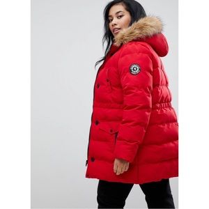 Red Whitehorse Padded Parka
